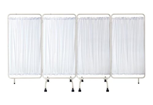 Biombo rodante de 4 cuerpos